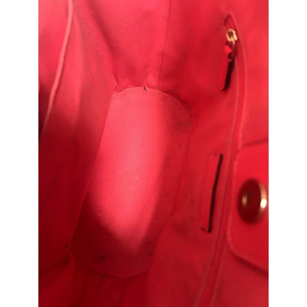 Kate Spade Cruise Medium Straw Handbag Bikini Pink Summer Tote Purse - Picture 5 of 5